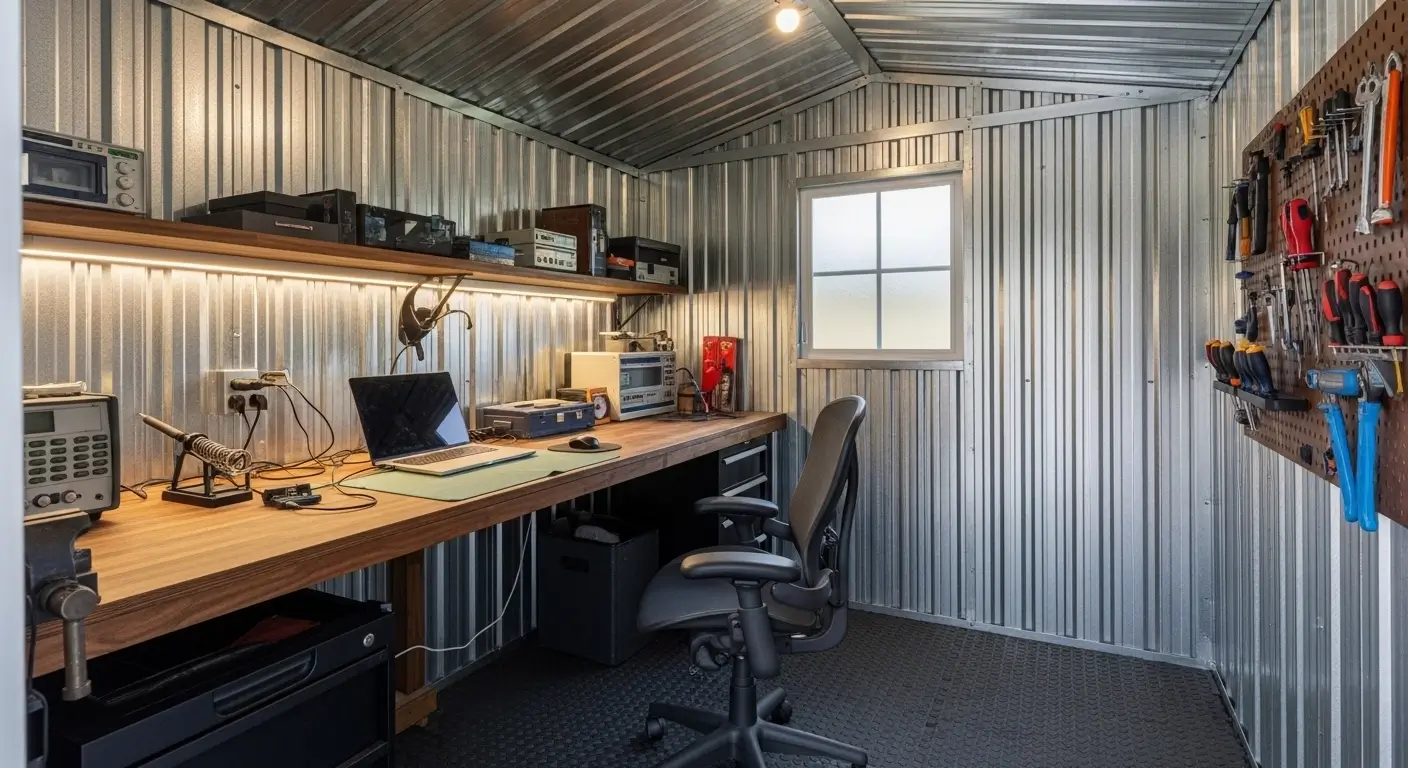 How to Insulate a Metal Storage Shed for Year-Round Use in 2026