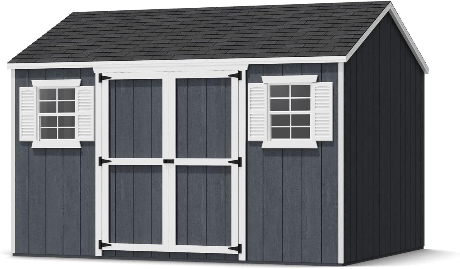Little Cottage Co. 10x12 Value Workshop Shed with Operable Windows, Outdoor Wood Storage Do-It-Yourself Precut Kit - Best tier-2 universal Gear