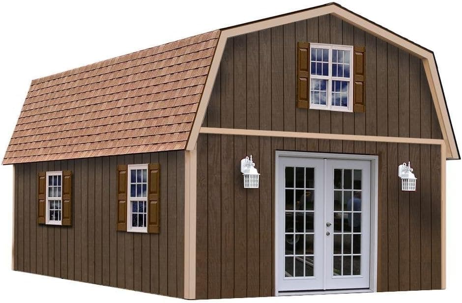 Richmond 16 x 28 Wood Shed Kit - Best tier-3 universal Gear