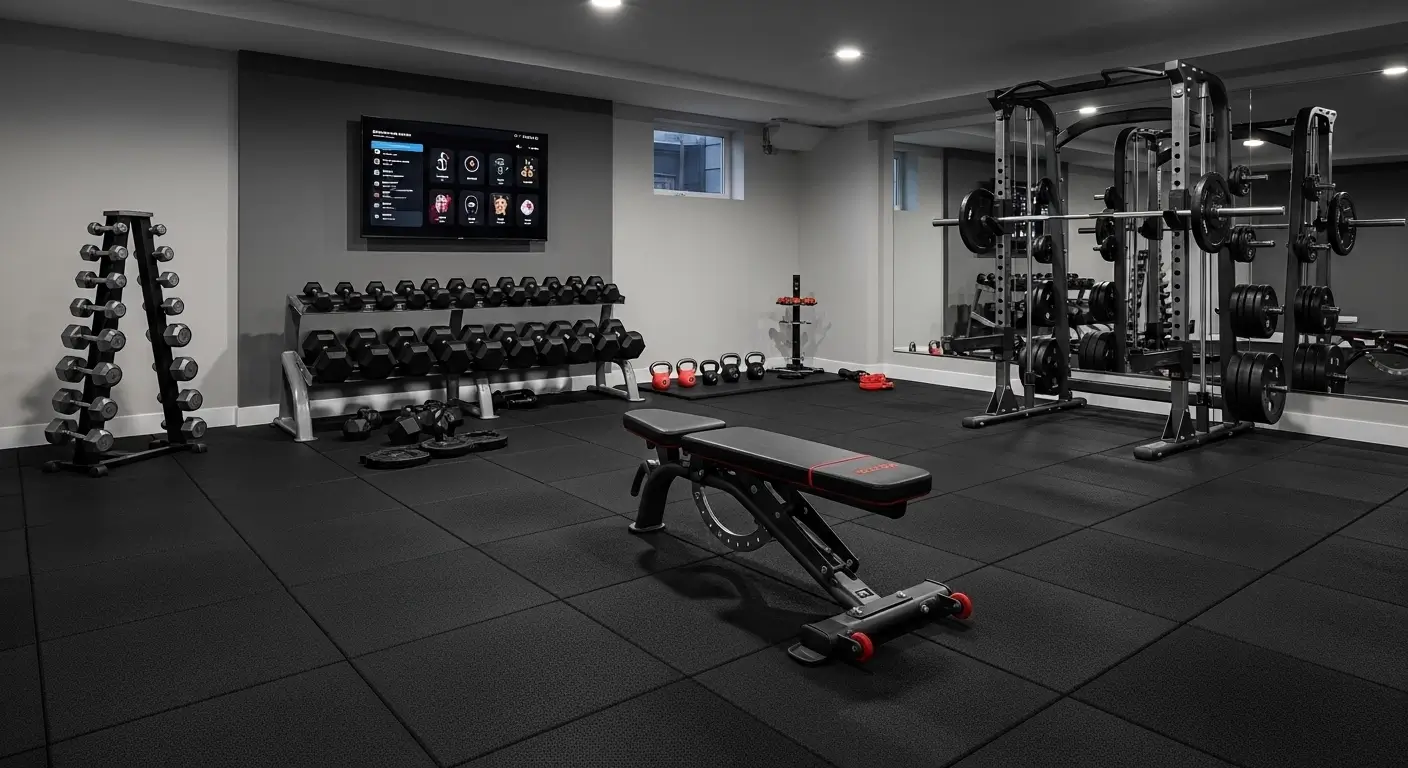 Building from the Ground Up: The Ultimate Home Gym Flooring & Bench Guide