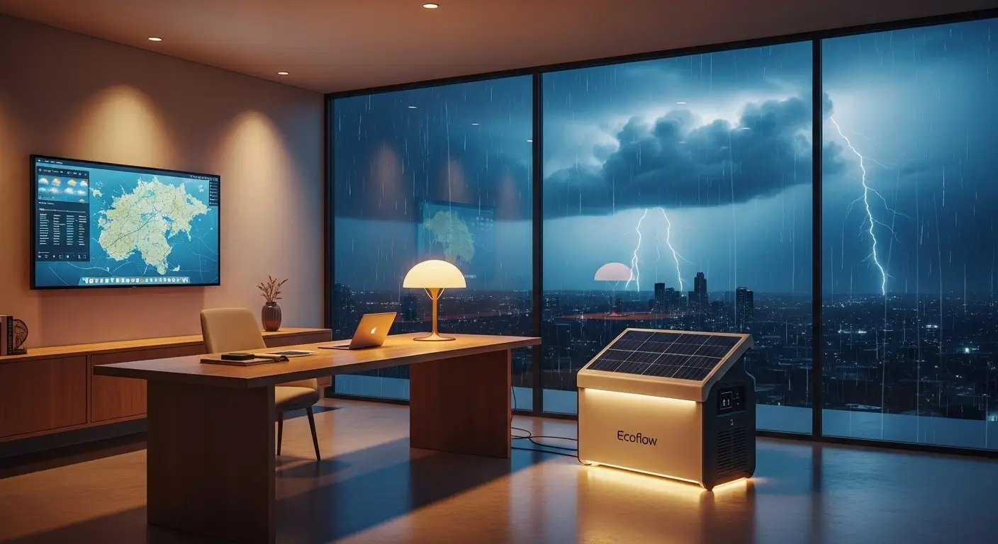 The Uninterruptible Home Office: Solar Generators and Smart Displays